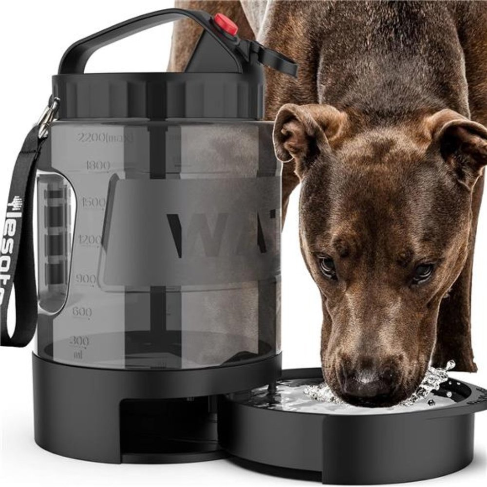 Dog Water Dispenser, 77OZ Large Dog Water Bottle Portable for Camping Dog Hiking